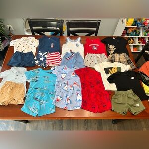Carter's Kids Matching Sets - Red, Blue, Black, Tan